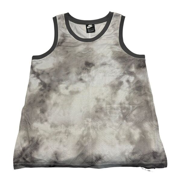 Men’s Nike basketball training shirt size large gray marble - Picture 1 of 3